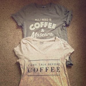 Coffee lovers t-shirt set